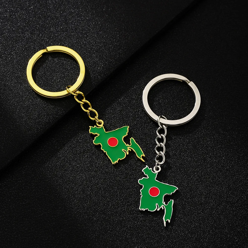 Women Accessories In Amazon - Amazon hot-selling Bangladesh map flag portachiavi