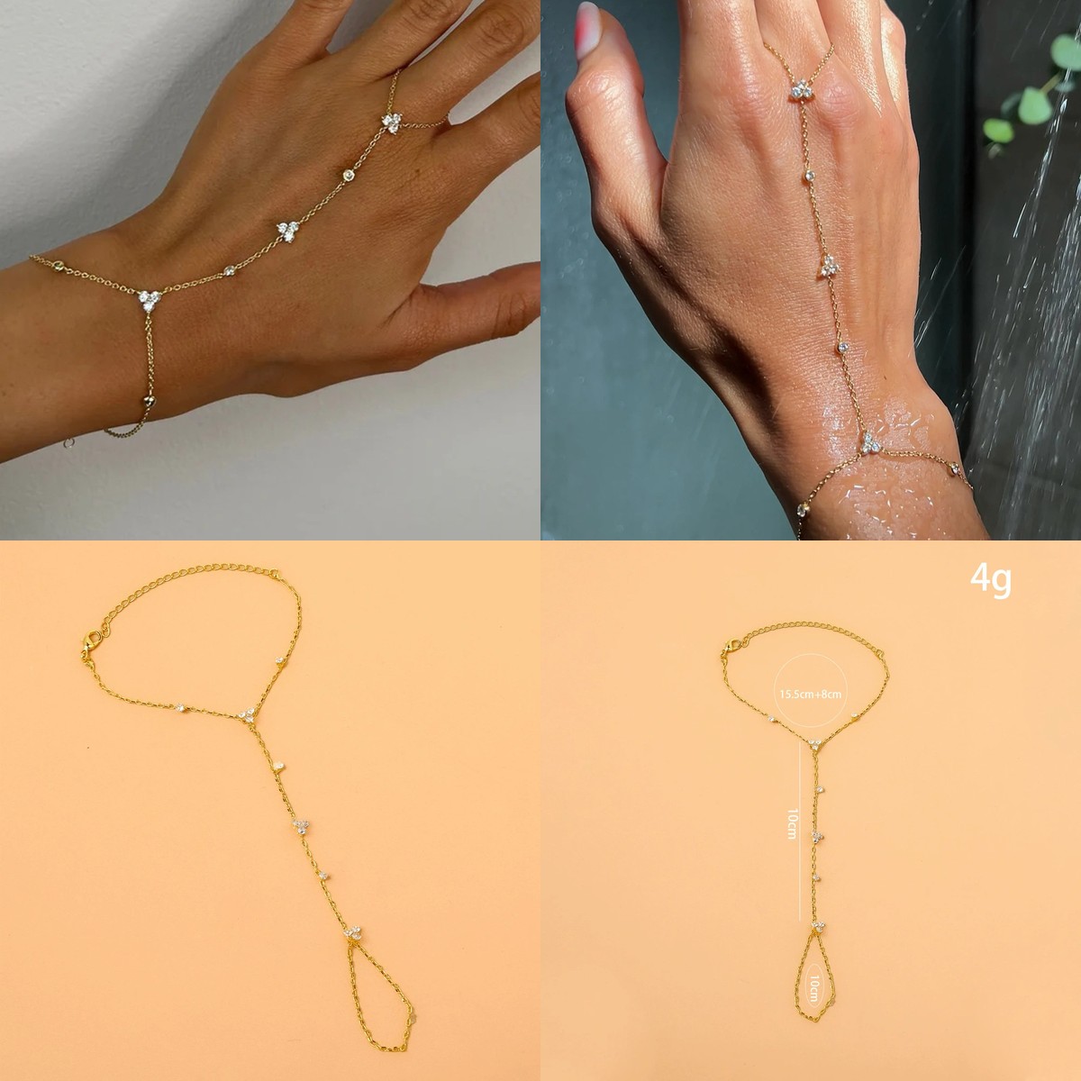 Women Accessories In Amazon - Bracciale a catena da polso senza