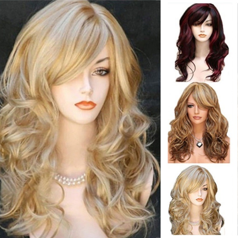 Women'S Accessories Clothing - Parrucca da donna con capelli lunghi