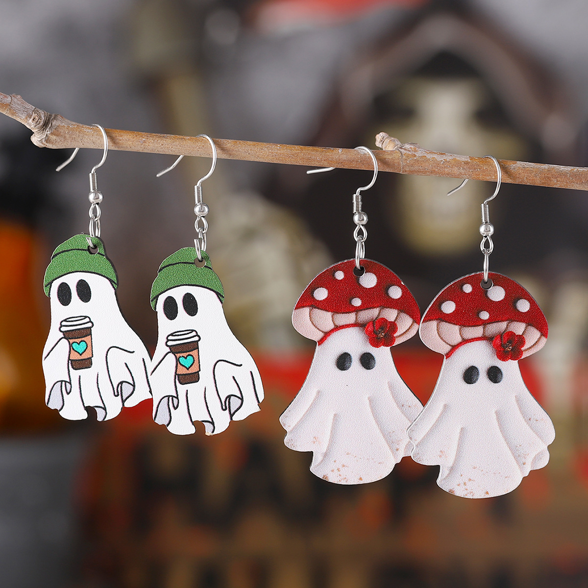 Women Accessories In Amazon - Amazon transfrontaliero nuovo Halloween orecchie pendenti