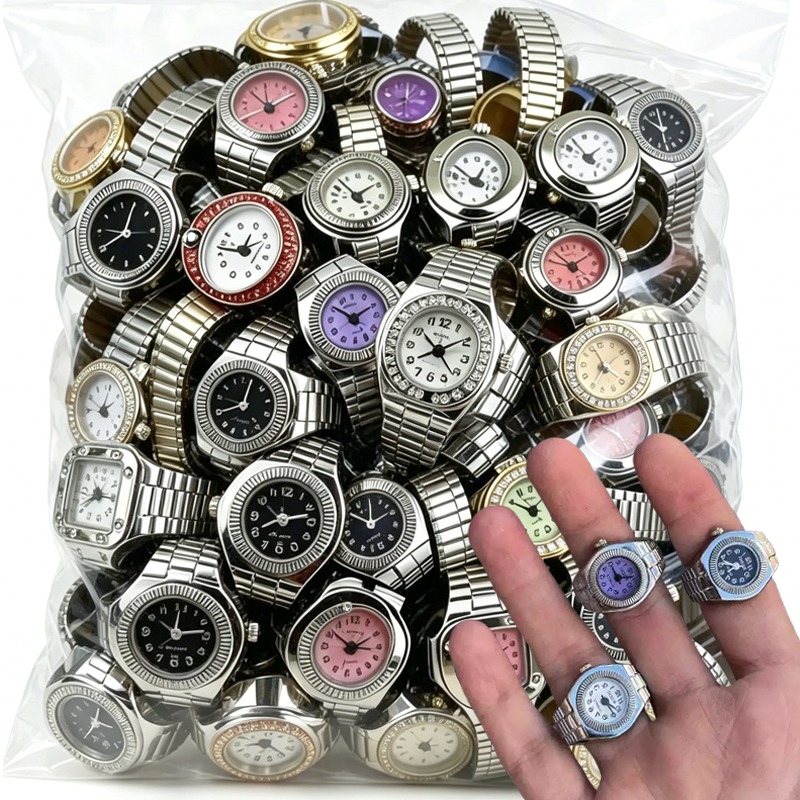 Women'S Accessories In The 80S - Anello Orologio Retrò Y2K Punk al