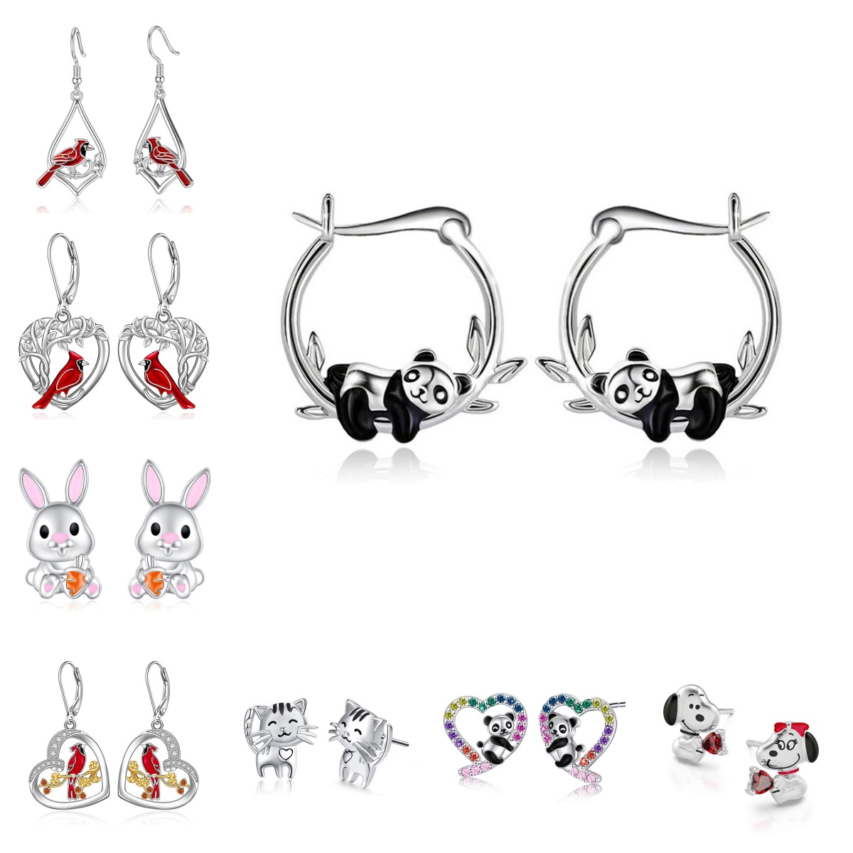 Simpatici orecchini europei e  - Women Accessories Drawing recensione e prezzo