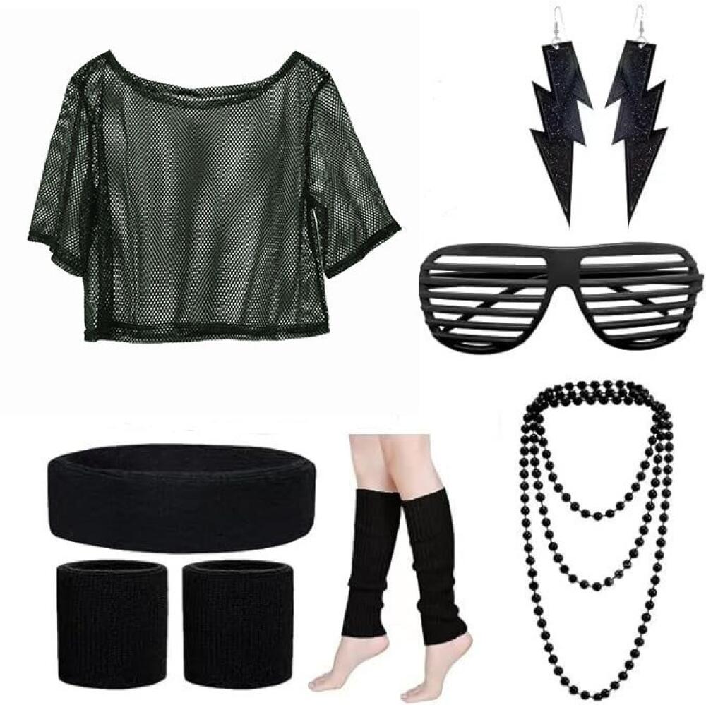 Set Costume da Discoteca Anni  - Women'S Accessories In The 80S recensione e prezzo