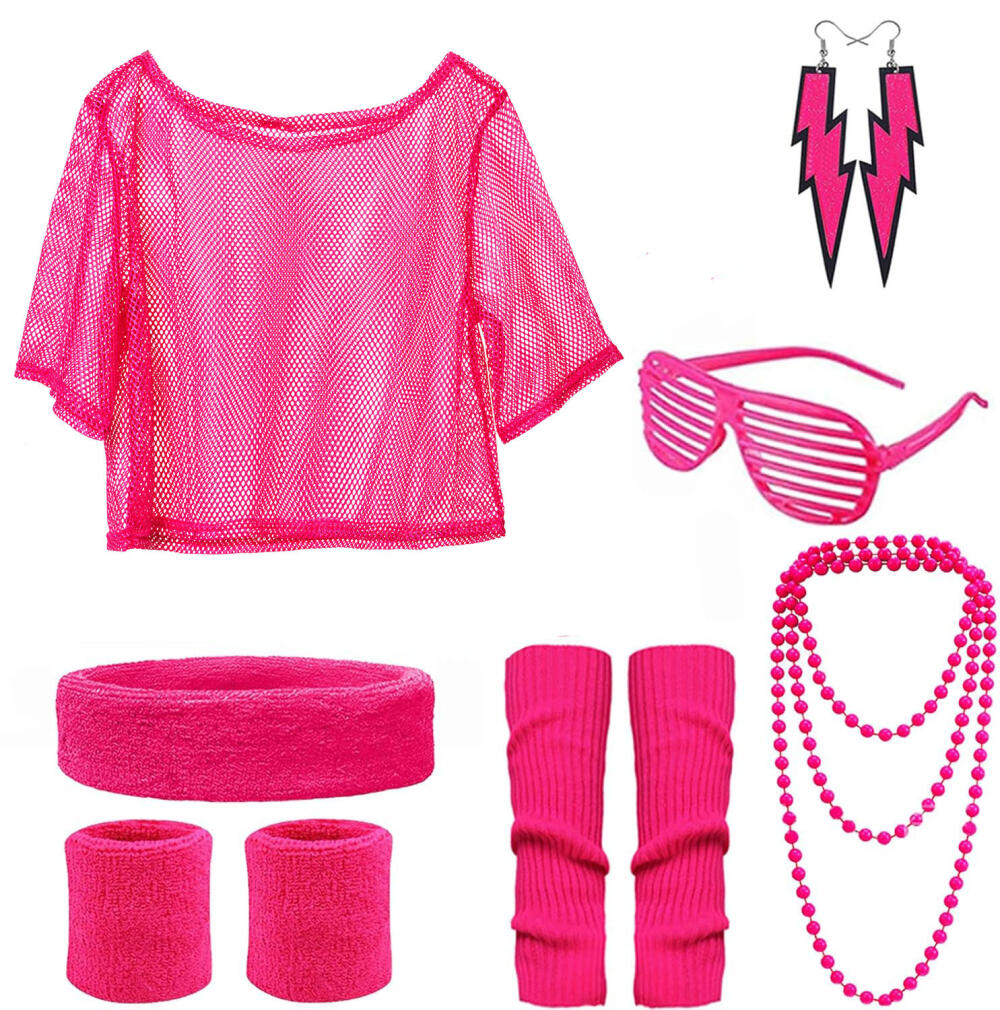 Set Costume da Discoteca Anni  - Women'S Accessories In The 80S recensione e prezzo