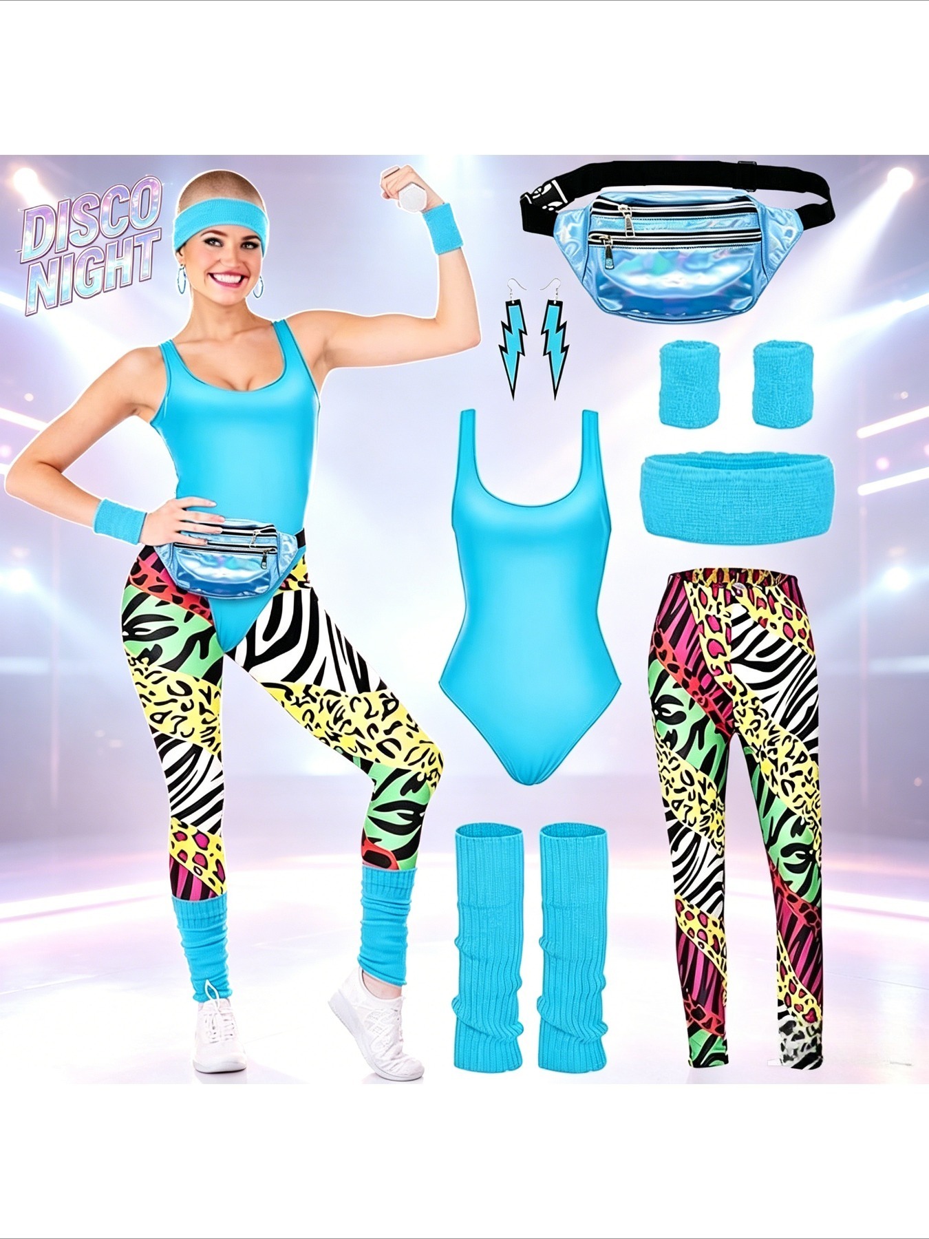 Costumi da Discoteca Anni '80  - Women'S Accessories In The 80S recensione e prezzo