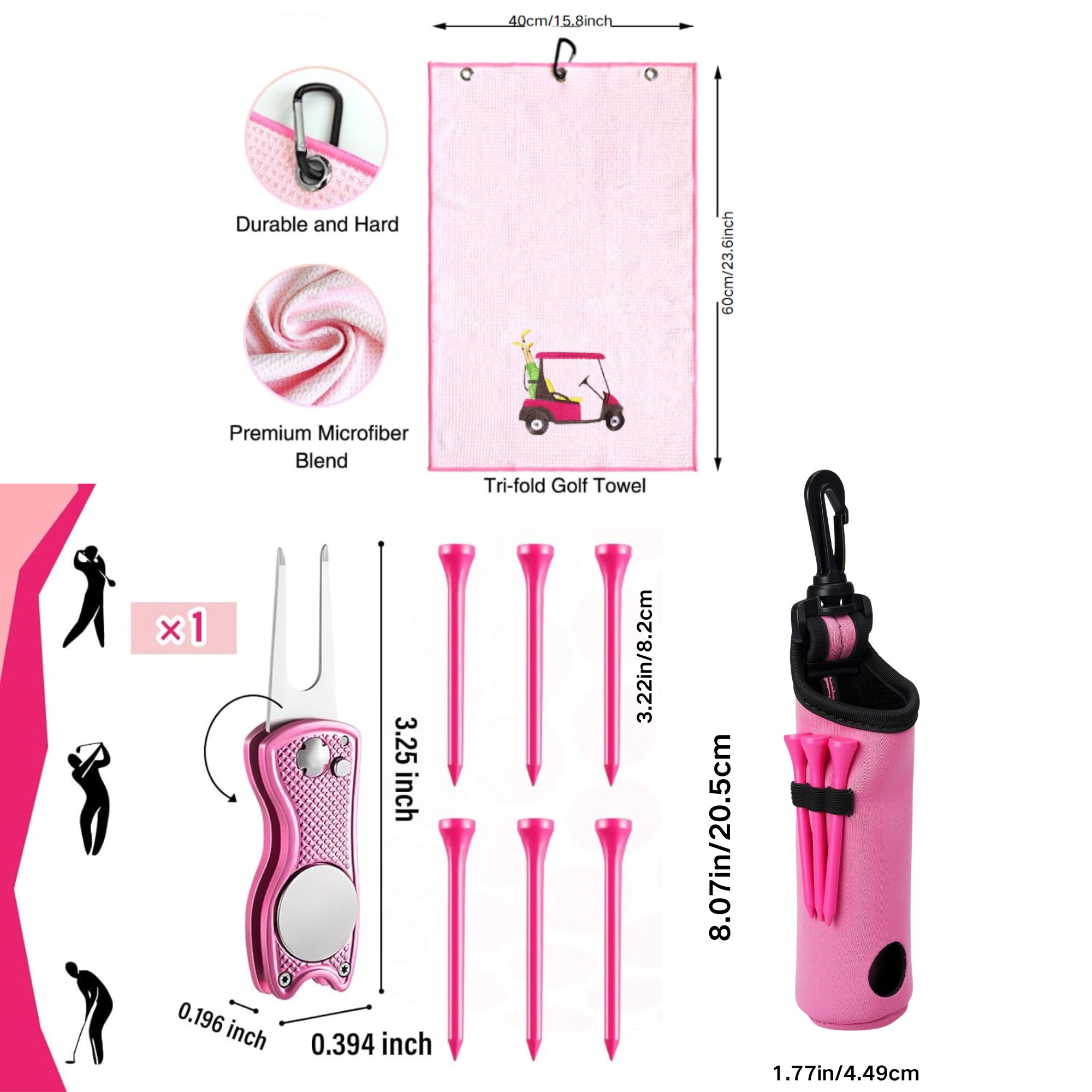Kit di Accessori da Golf da 10 - Women'S Golf Accessories recensione e prezzo