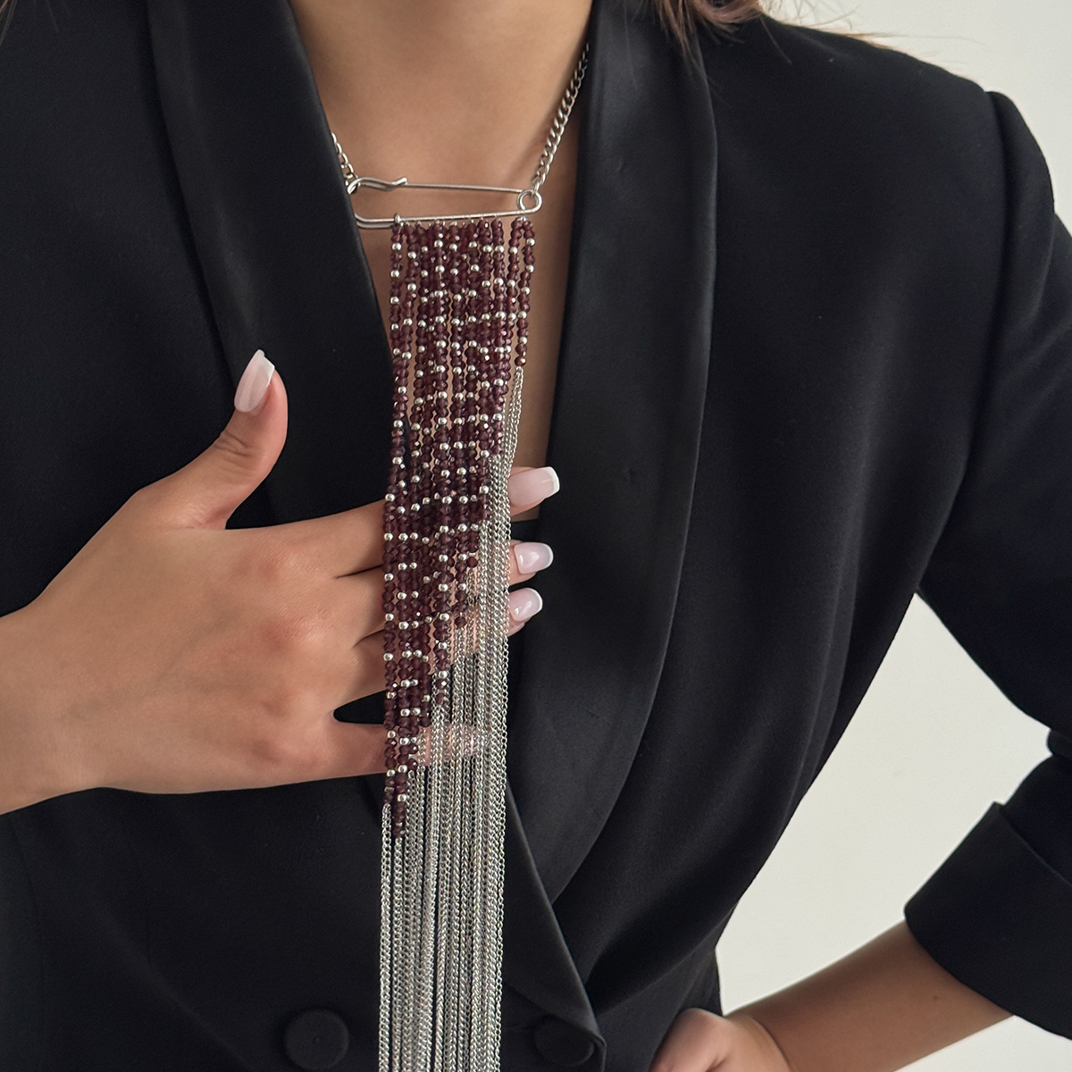 Spilla a catena con nappe colo - Women Accessories Trending recensione e prezzo