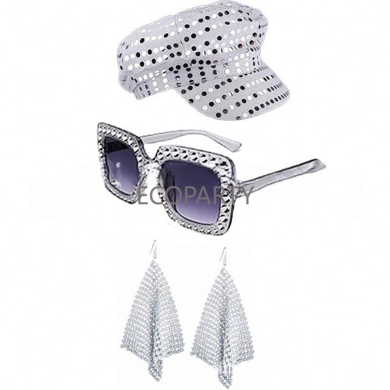 2024 3PCS/5PCS 70s Costume da  - Women'S Accessories In The 80S recensione e prezzo