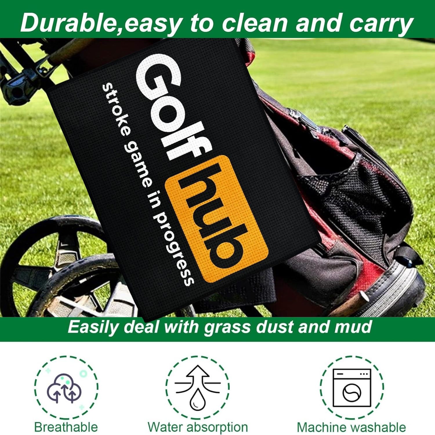 Divertente asciugamano da golf - Women'S Golf Accessories recensione e prezzo