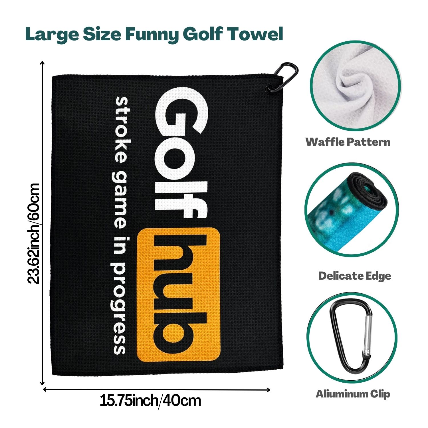 Divertente asciugamano da golf - Women'S Golf Accessories recensione e prezzo