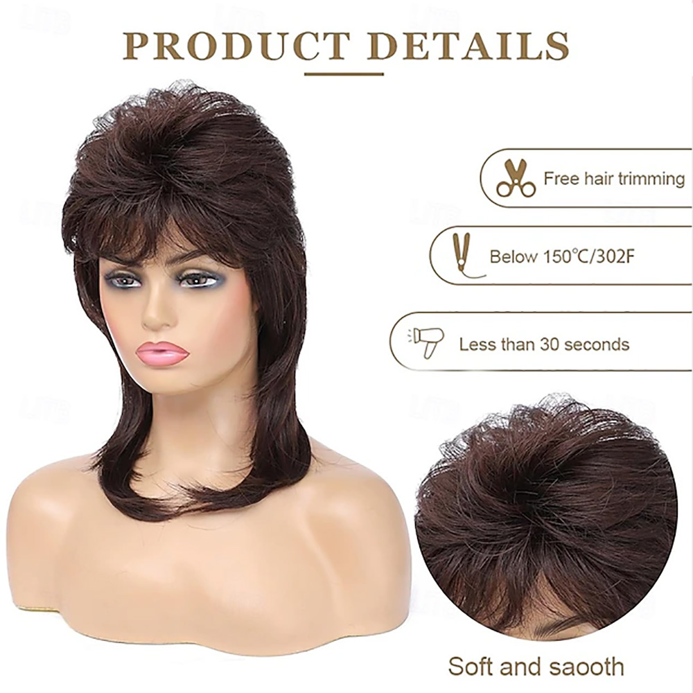 HAIRJOY Parrucche sintetiche p - Women'S Accessories In The 80S recensione e prezzo